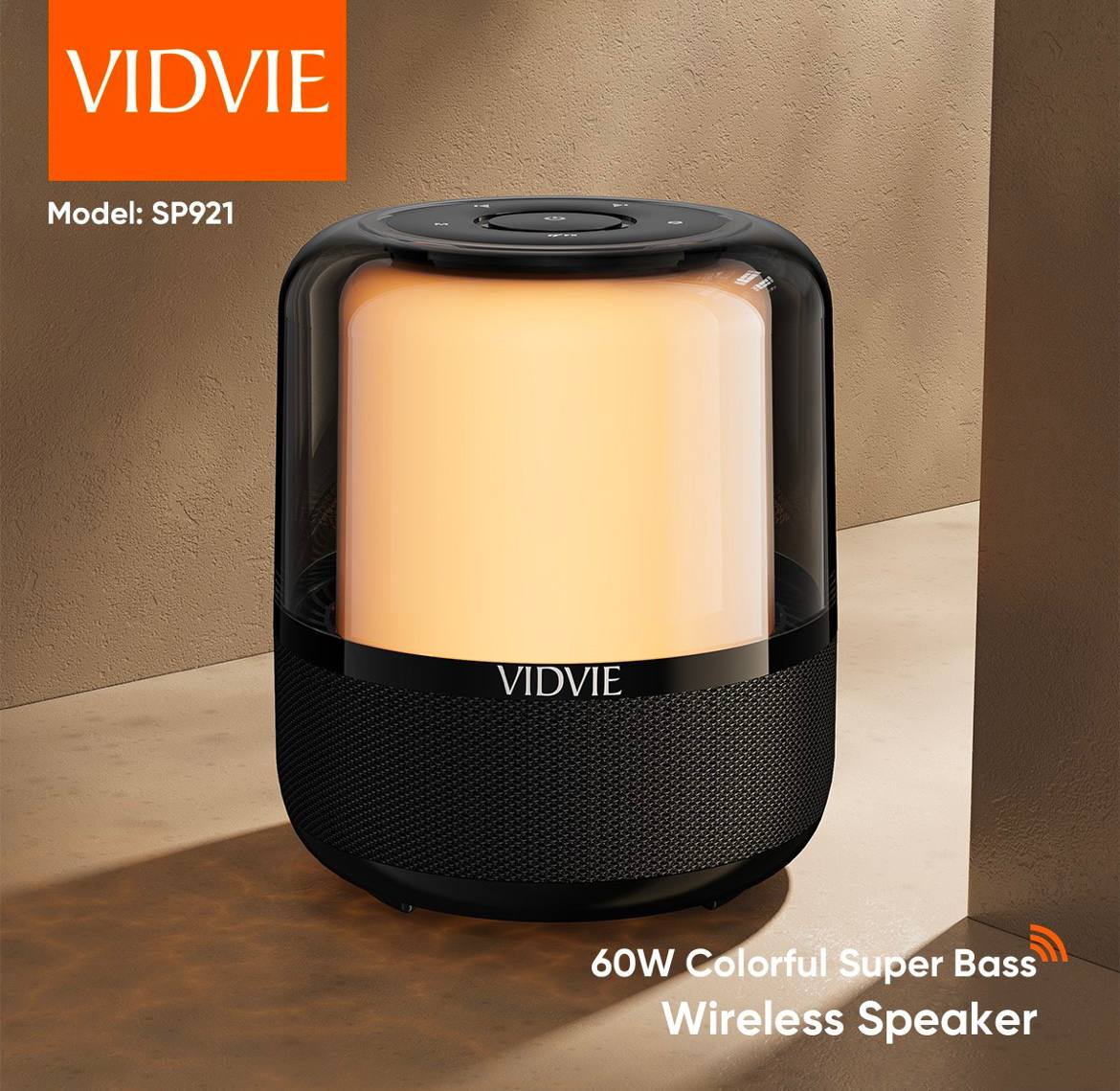 اسپیکر بلوتوثی ویدوی مدل VIDVIE SP921 با توان ۶۰ وات