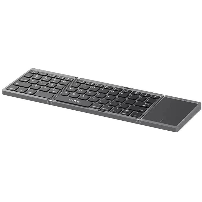 کیبورد بی‌سیم تاشو ویدوی مدل VIDVIE KB03 تاچپد دار